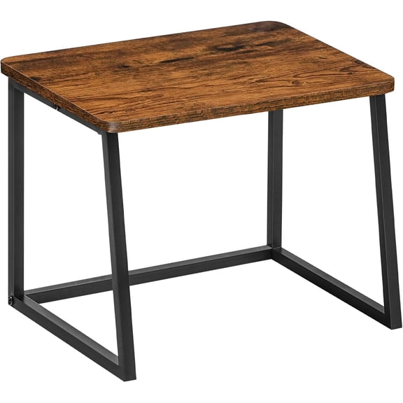 Printer Stand with Storage for Desk, 2-Tier Desktop Printer Shelf, Desk Organizer for Office, Kitchen, Living Room, Rustic Brown