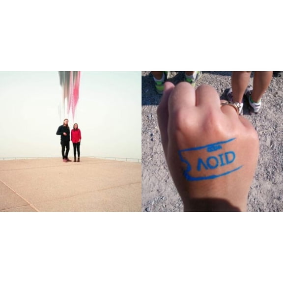 Printer's Devil (Pink & Blue Butterfly On Transparent Blue LP Vinyl) & Aoid (Blue & Black Splatter On Clear LP Vinyl)