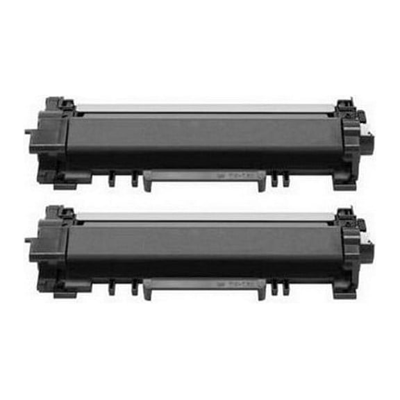 PrinterDash Compatible with Brother DCP-L2510/DCP-L2550/HL-L2310/HL-L2350/HL-L2370/HL-L2395/MFC-L2710/MFC-L2730/MFC-L2750DW Jumbo Toner Cartridge (2/PK-6000 Page Yield) (TN-2411J_2PK)