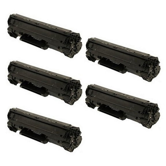 PrinterDash Compatible with Canon LBP-6000/LBP-6020/LBP-6030/LBP-6040/MF-3010 Series Jumbo Toner Cartridge (5/PK-3000 Page Yield) (CRG-125J) (3484B002J_5PK)