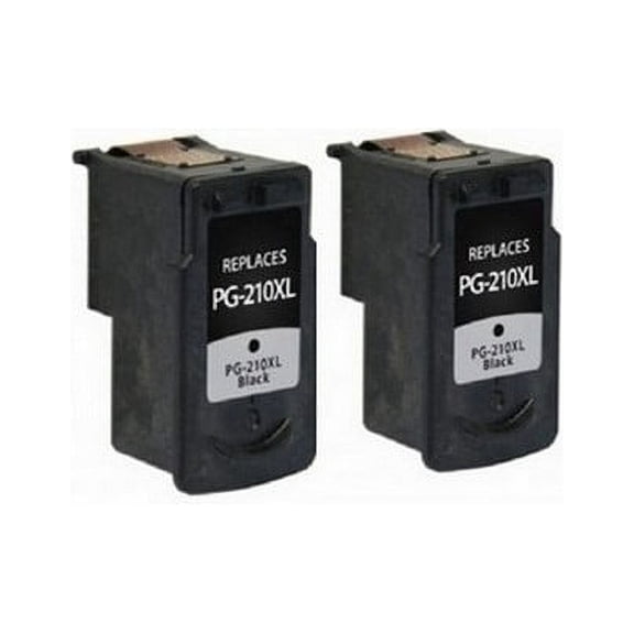PrinterDash Compatible with Canon PIXMA iP-2700/MP-240/MP-250/MP-480/MP-490/MP-495/MX-320/MX-350/MX-420 Black High Yield Inkjet (2/PK-400 Page Yield) (DTPG210XL_2PK)