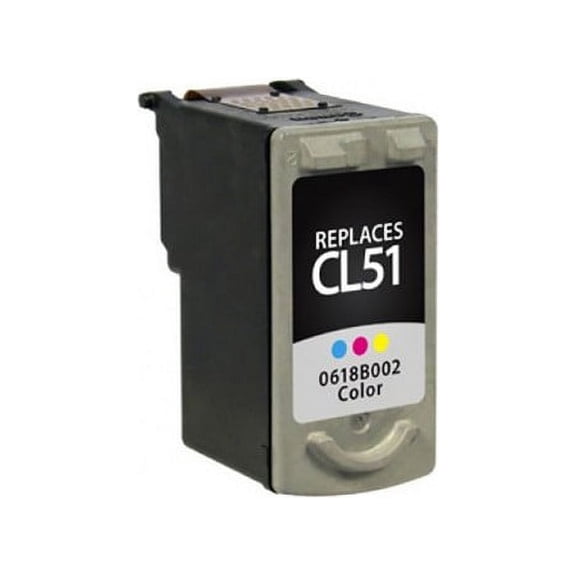 PrinterDash Compatible with Canon PIXMA iP-6210D/iP-6220D/iP-6310D/iP-6320D/MP-150/MP-170/MP-180/MP-450/MP-460 Tri-Color Inkjet (330 Page Yield) (CL-51)