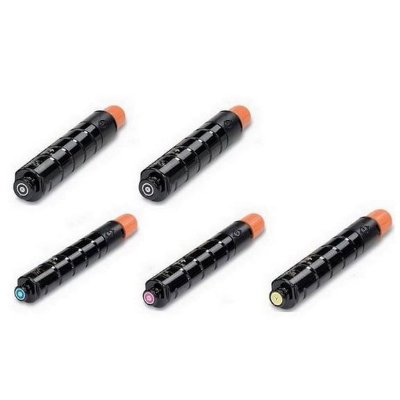 PrinterDash Compatible with Canon imageRUNNER ADVANCE C2020/C2020i/C2025i/C2030/C2220i/C2225/C2230 Toner Cartridge Combo Pack (2-BK/1-C/M/Y) (GPR-362B1CMY)
