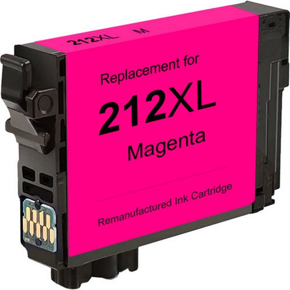PrinterDash Compatible with Expression Home XP-4100/XP-4105/WorkForce WF-2830/WF-2850 Magenta High Yield Inkjet (350 Page Yield) (NO. 212XL) (T212320)
