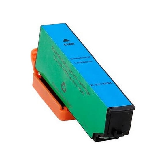 PrinterDash Compatible with Expression Premium XP-520/XP-600/XP-610/XP-620/XP-800/XP-810/XP-820 Cyan High Yield Inkjet (650 Page Yield) (NO. 273XL) (T273220)