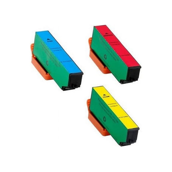 PrinterDash Compatible with Expression Premium XP-520/XP-600/XP-610/XP-620/XP-800/XP-810/XP-820 High Yield Inkjet Combo Pack (C/M/Y) (NO. 273XL) (T273CMY)