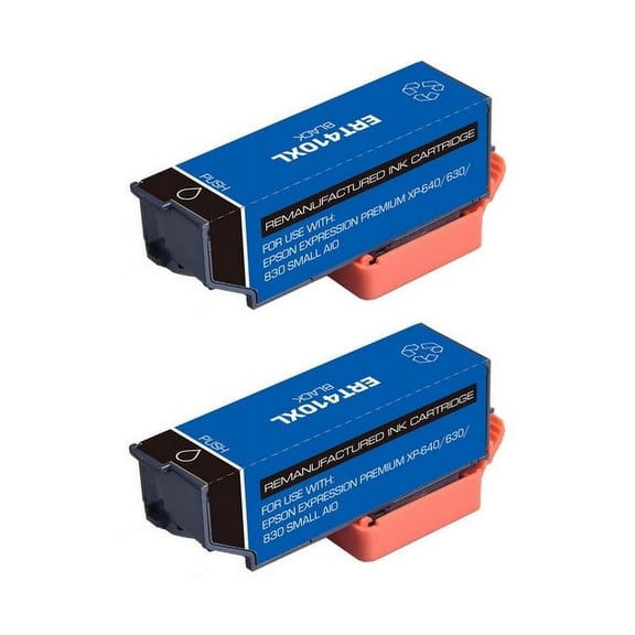 PrinterDash Compatible with Expression Premium XP-530/XP-540/XP-630/XP-640/XP-645/XP-830/XP-900/XP-7100 Black High Yield Inkjet (2/PK-500 Page Yield) (NO. 410XL) (T410XL020-D2-US)