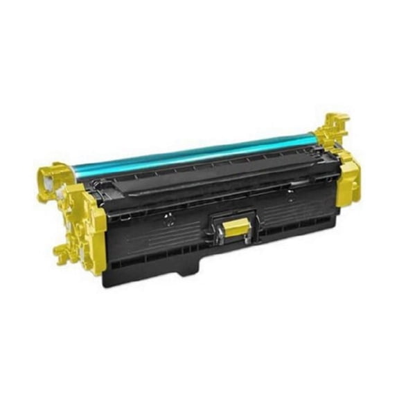 PrinterDash Compatible with HP Color Laser Jet Enterprise M552/M553/M577/E55040/E57540 Yellow Jumbo Toner Cartridge (18000 Page Yield) (NO. 508A) (CF362AJ)