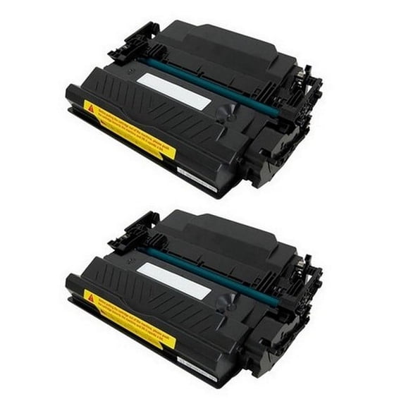 PrinterDash Compatible with HP Laser Jet Managed E50045dw/Managed E52545c-MFP/Managed E52545dn-MFP High Yield Toner Cartridge (2/PK-22500 Page Yield) (W9017MCD)