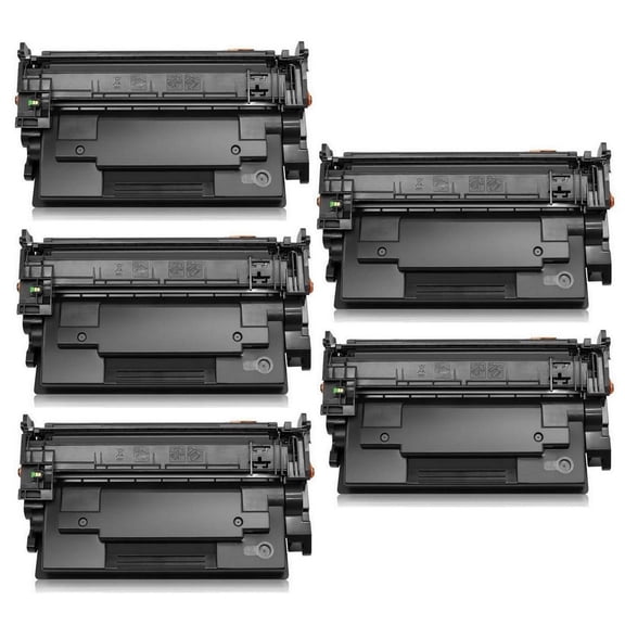 PrinterDash Compatible with HP Laser Jet Managed E50145dn/Managed Flow MFP E52645c/Managed MFP E52645dn High Yield Toner Cartridge (5/PK-10000 Page Yield) (W9008MC-SY_5PK)