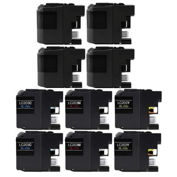 PrinterDash Compatible Replacement for Brother MFC-J5320DW/J5520DW/J5620DW/J5625DW/J5720DW High Yield Inkjet Combo Pack (4-BK/2-C/M/Y) (LC-229XLBK_4PK_LC-223XL3PKS_2PK)