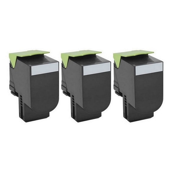 PrinterDash Compatible Replacement for C2325/C2425/C2535/MC-2325/MC-2425/MC-2535/MC-2640 Series Black High Yield Toner Cartridge (3/PK-3000 Page Yield) (C2310K0_3PK)