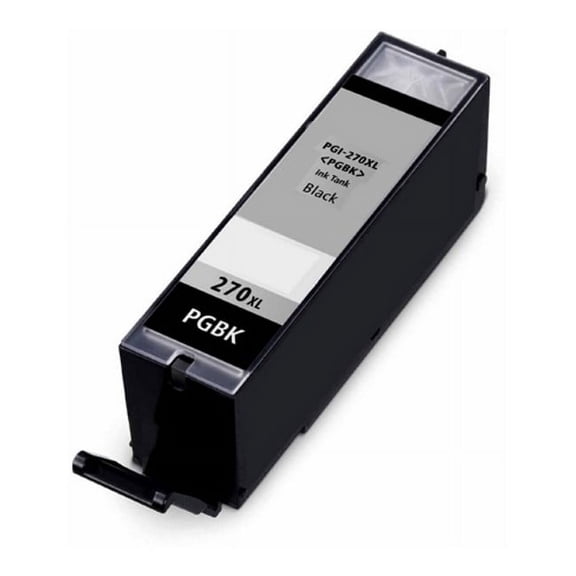 PrinterDash Compatible Replacement for Canon PIXMA MG-5720/6820/7720/TS-5020/8020/9020 Black Pigment High Yield Inkjet (500 Page Yield) (PGI-270XLPGBKBK)