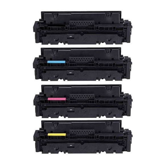 PrinterDash Replacement for Color LaserJet Enterprise M455/M480/PRO M454/M479 Series TAA Toner Cartridge Combo Pack (BK/C/M/Y) (NO. 414A) (W203CBCMY) - (W/OEM Chip)