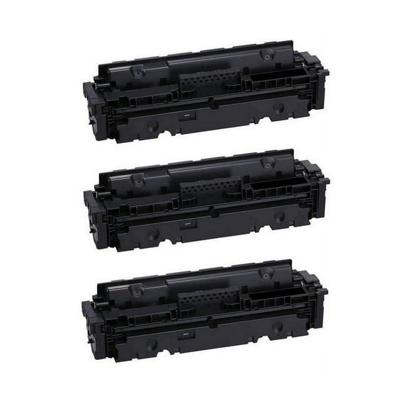 PrinterDash Compatible Replacement for Color imageCLASS LBP-654/663/664/MF-741/742/745/746C Black High Yield Toner Cartridge (3/PK-7600 Page Yield) (3020C001_3PK)
