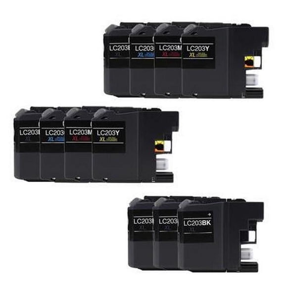 PrinterDash Compatible with Brother DCP-J4120/MFC-J680/MFC-J880/MFC-J4320/MFC-J4620/MFC-J5320/MFC-J5620/MFC-J5720DW High Yield Inkjet Combo Pack (5-BK/2-C/M/Y) (LC-263XL5BK2CMY)