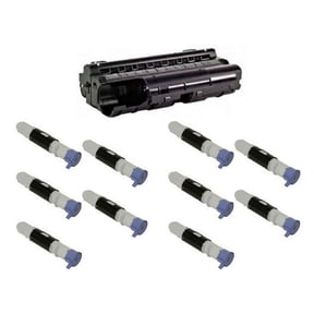 PrinterDash Compatible with Brother HL-820/HL-1040/HL-1050/HL-1060/HL-1070/MFC-P2000 Drum/Toner Value Combo Pack (1-Drum Unit/10-Toners) (DR-300/TN-300HLVP)