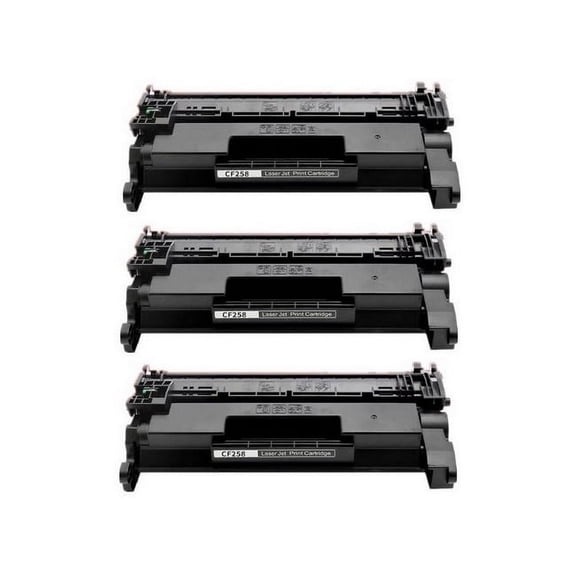 PrinterDash Compatible with HP Laser Jet Enterprise M406DN/M430F/PRO M304/PRO M404/PRO M428 Black Toner Cartridge (3/PK-3000 Page Yield) (NO. 59A) (CF259AC_3PK-DYI) - (NO CHIP)