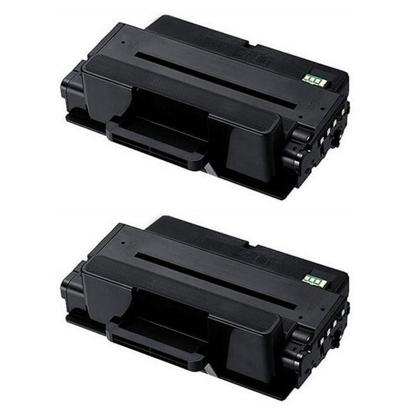 PrinterDash Compatible with Samsung ML-3310/ML-3312/ML-3710/ML-3712/SCX-4833/SCX-4835/SCX-5637/SCX-5639/SCX-5737/SCX-5739 Toner Cartridge (2/PK-2000 Page Yield) (MLT-P205B-S)
