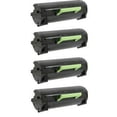 thumbnail image 1 of PrinterDash Compatible Replacement for MS-321/MS-421/MS-521/MS-621/MS-622/MX-321/MX-421/MX-521/MX-522/MX-622 Series High Yield Toner Cartridge (4/PK-15000 Page Yield) (56F0H0N_4PK), 1 of 8