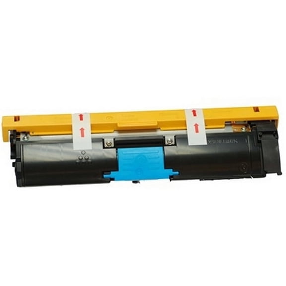 PrinterDash Compatible Replacement for Magicolor 2400/2430/2450/2480/2490/2500/2530/2550/2590 Cyan High Yield Toner Cartridge (4500 Page Yield) (A00W332)
