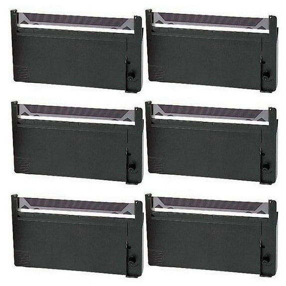 PrinterDash Compatible Replacement for TEC FS-1080/FS-1200/FS-1900/FS-2000/MA-1040/MA-1070/MA-1400/MA-1600/MA-1700/MA-1900 Purple P.O.S. Printer Ribbons (6/PK) (RTEC1040)