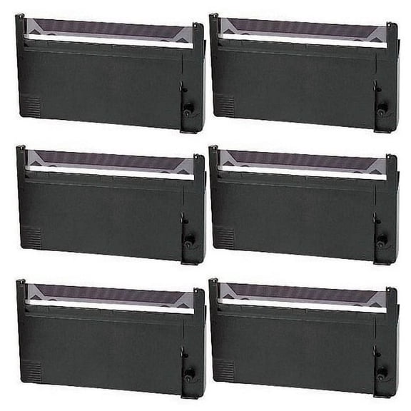 PrinterDash Compatible Replacement for TEC FS-1080/FS-1200/FS-1900/FS-2000/MA-1040/MA-1070/MA-1400/MA-1600/MA-1700/MA-1900 Purple P.O.S. Printer Ribbons (6/PK) (RTEC1040)