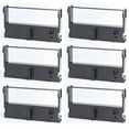 thumbnail image 1 of PrinterDash Compatible Replacement for TM-H2000/TM-H2000IV/TM-H6000IV/TM-U120/TM-U310/TM-U311/TM-U320/M-110 Black P.O.S. Printer Ribbons (6/PK) (ERC-43B), 1 of 8