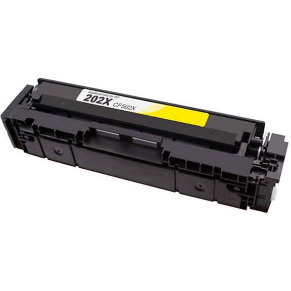 PrinterDash Compatible with 006R03622 Yellow High Yield Toner Cartridge (2500 Page Yield) - Replacement to HP CF502X / HP NO. 202X