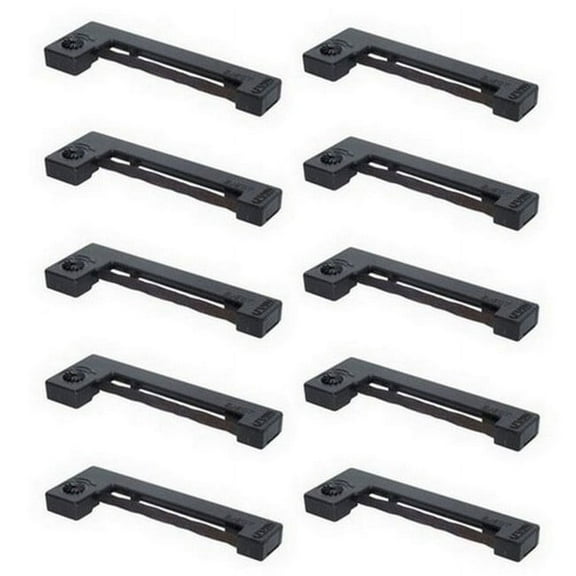 PrinterDash Compatible with 150II/EC-7000/M150II/M4182 Black P.O.S. Printer Ribbons (10/PK) (EPN011040_10PK)