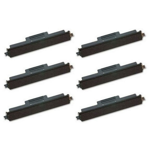 PrinterDash Compatible Replacement for Adler Royal 8150/8160/CMS-8150NX/CMS-8160NX/CMS-8200 Purple Ink Rollers (6/PK) (013117)