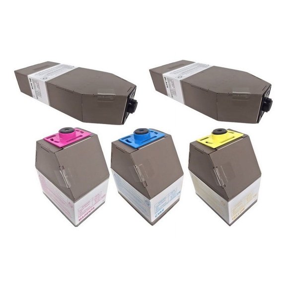 PrinterDash Compatible Replacement for Aficio 3228C/3235C/3245C Toner Cartridge Combo Pack (2-BK/1-C/M/Y) (TYPE R1) (888342B1CMY)