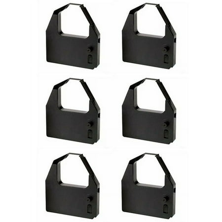 PrinterDash Compatible with Apple DMP/Imagewriter I/II Black Printer Ribbons (6/PK) (942-0786-B)