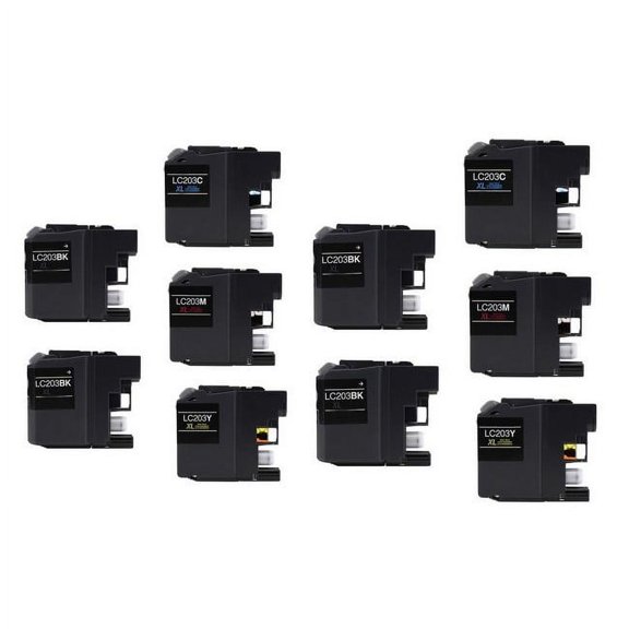 PrinterDash Compatible with Brother DCP-J4120/MFC-J680/MFC-J880/MFC-J4320/MFC-J4620/MFC-J5320/MFC-J5620/MFC-J5720DW High Yield Inkjet Combo Pack (4-BK/2-C/M/Y) (LC-2634BK2CMY)