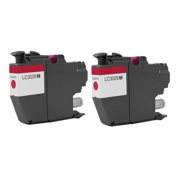 PrinterDash Compatible with Brother MFC-J5830DW/MFC-J5930DW/MFC-J6535DW/MFC-J6935DW Magenta Super High Yield Inkjet (2/PK-1500 Page Yield) (LC-3029M_2PK)