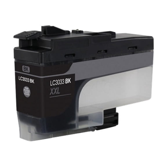 PrinterDash Compatible with Brother DCP-J1100DW/MFC-J805DW/MFC-J815DW/MFC-J995DW/MFC-J1300DW Black Super High Yield Inkjet (3000 Page Yield) (LC-3233BK)