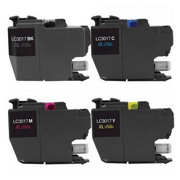 PrinterDash Compatible with Brother MFC-J5330DW/MFC-J5335DW/MFC-J5730DW/MFC-J6530DW/MFC-J6830DW High Yield Inkjet Combo Pack (BK/C/M/Y) (LC-3317MP)