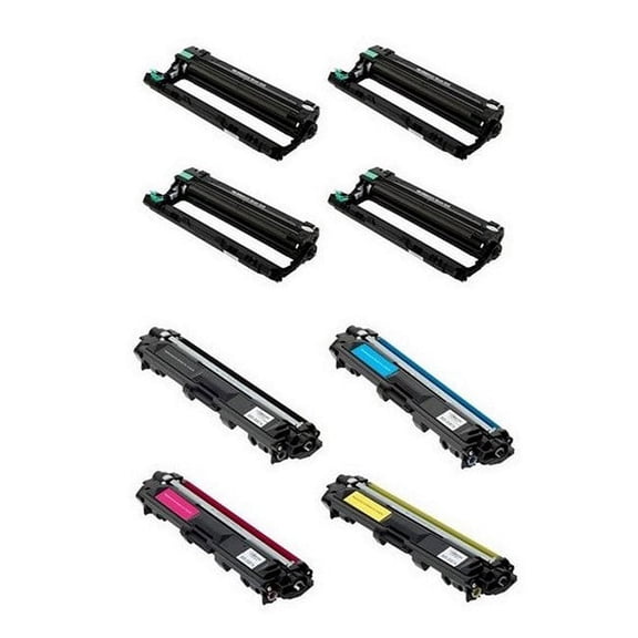 PrinterDash Compatible Replacement for BRTTN-241MP_DR-241CLVB - MultiColor Combo Pack