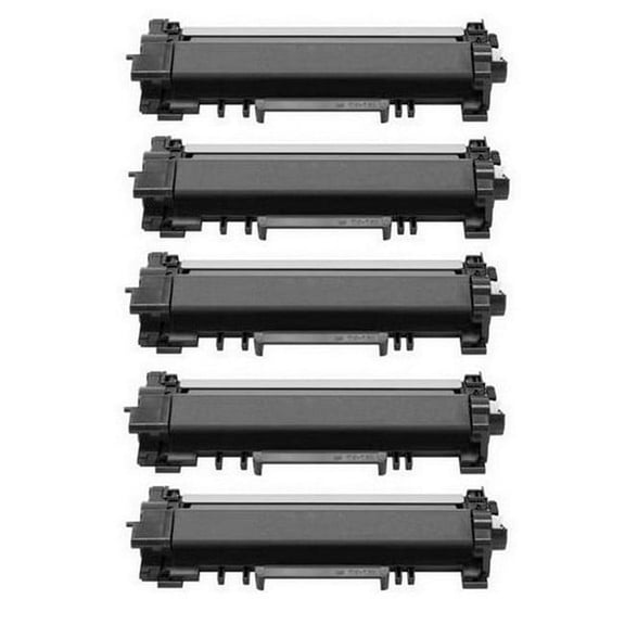 PrinterDash Compatible with Brother DCP-L2510/DCP-L2550/HL-L2310/HL-L2350/HL-L2370/HL-L2395/MFC-L2710/MFC-L2730/MFC-L2750DW Toner Cartridge (5/PK-3000 Page Yield) (TN-2430_5PK)
