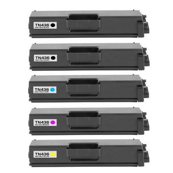 PrinterDash Compatible with Brother HL-L8260/HL-L8360/HL-L9310/MFC-L8895/MFC-L8900/MFC-L9570CDW Super High Yield Toner Cartridge Combo Pack (2-BK/1-C/M/Y) (TN-4362B1CMY)