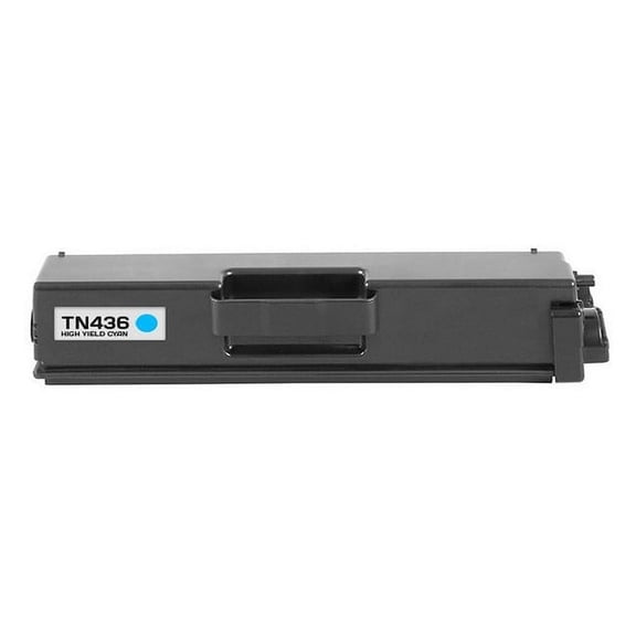 PrinterDash Compatible with Brother HL-L8260/HL-L8360/HL-L9310/MFC-L8895/MFC-L8900/MFC-L9570CDW Cyan Super High Yield Toner Cartridge (6500 Page Yield) (TN-436C)