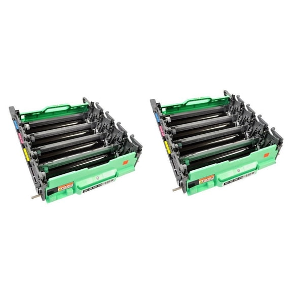 PrinterDash Compatible Replacement for Brother DCP-9050/9270/HL-4140/4570/MFC-9460/9560/9970C Drum Unit (2/PK-25000 Page Yield) (DR-320CL_2PK)