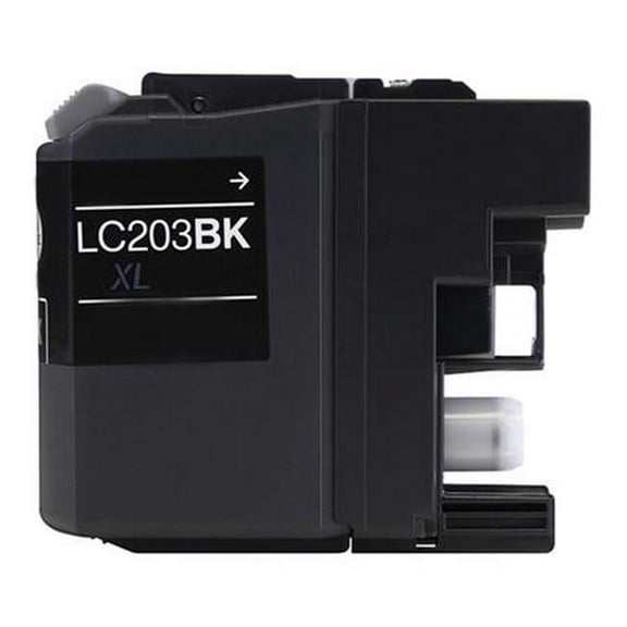 PrinterDash Compatible with CIG118103 Black High Yield Inkjet (550 Page Yield) - Replacement to Brother LC-203BK / LC-201BK