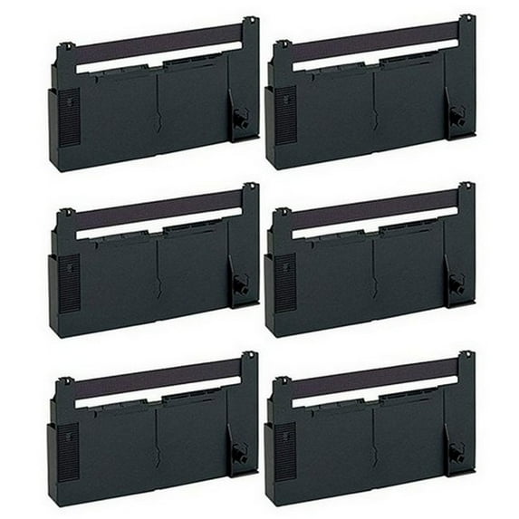 PrinterDash Compatible Replacement for CIGE2226 Purple P.O.S. Printer Ribbons (6/PK) - Replacement to ERC-18P