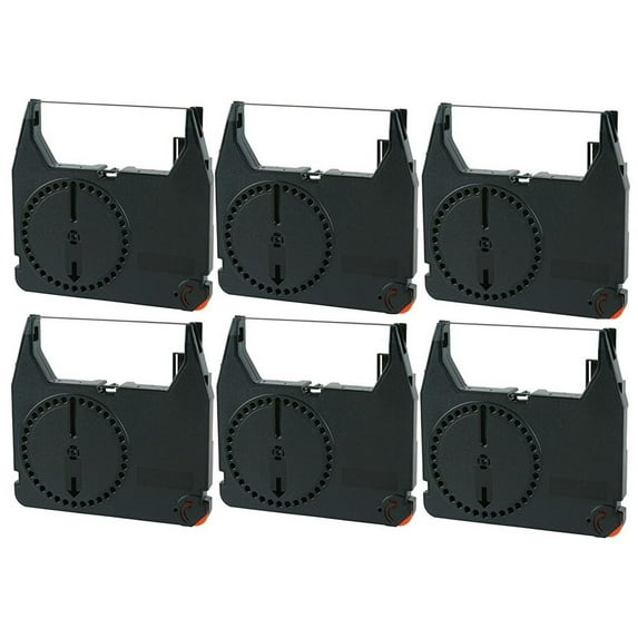 PrinterDash Compatible Replacement for CIGR5110 Black Typewriter Correctable Ribbons (6/PK) - Replacement to IBM 1380999 / 1299845