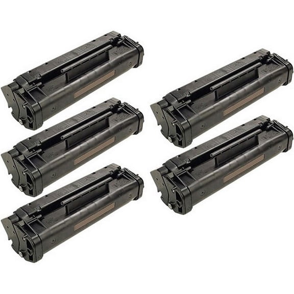 PrinterDash Compatible with Canon LaserCLASS 2050/2060/6000/FAX L200/L250/L260/L300/L350/L360/L4000 Toner Cartridge (5/PK-2700 Page Yield) (FX-3) (1557A003_5PK)