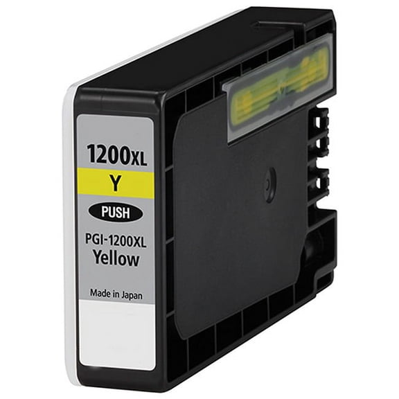 PrinterDash Compatible with Canon MAXIFY MB-2020/MB-2120/MB-2320/MB-2720 Yellow High Yield Inkjet (900 Page Yield) (PGI-1200XLY) (9198B001)