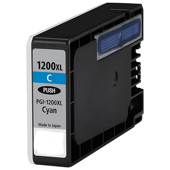 PrinterDash Compatible with Canon MAXIFY MB-2020/MB-2120/MB-2320/MB-2720 Cyan High Yield Inkjet (900 Page Yield) (PGI-1200XLC) (9232B001)