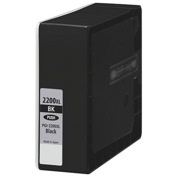 PrinterDash Compatible with Canon MAXIFY iB-4020/IB-4120/MB-5020/MB-5120/MB-5320/MB-5420 Black High Yield Inkjet (2500 Page Yield) (PGI-2200XLBK)