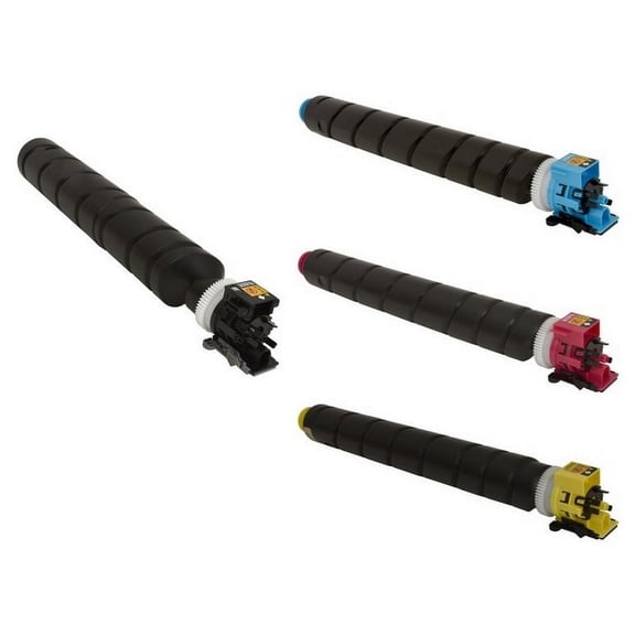 PrinterDash Compatible with Copystar CS-3252ci/CS-3253ci Toner Cartridge Combo Pack (BK/C/M/Y) (TK-8337BCMY)